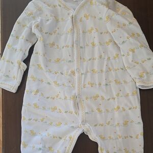 Adorable Duck Print Baby Onesie